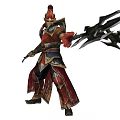Modern Game Character Three Kingdoms Unparalleled Character Man 3d model