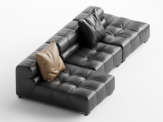 Mid-Ancient Multiplayer Sofa Modern Multiplayer Sofa 3d model