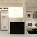 Modern White Clothing Store With Window Display Mannequins Minimalist Entrance And Welcome Sign Design
