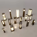 Various Modern Outdoor Lights With Different Shapes And Designs For Garden Use