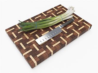 Modern cutting board 3d model