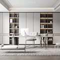 Modern study 3d model