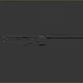 Modern Tactical Black Rifle With Rail System Ergonomic Grip And Modular Components 3d model