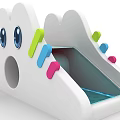Interactive Cloud Shaped Playful Exhibit In Modern Technology Exhibition Hall With Colorful Sensory Elements