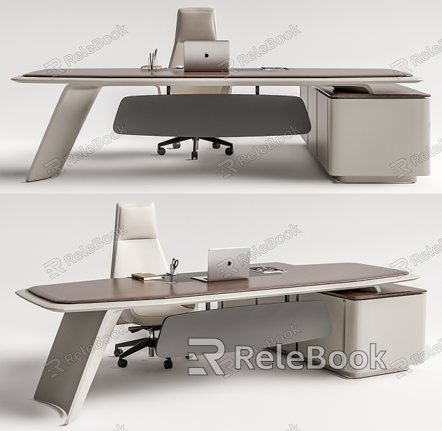 Modern Office Desk and Chair Office Desk and Chair Combination Office Chair Boss Chair model