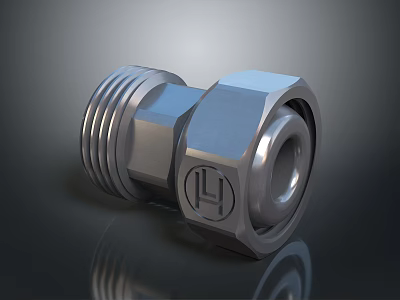 Pipe wire pipe valve iron pipe fitting flange tee joint pipe water pipe valve 3d model