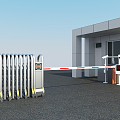 Modern Gate 3d model