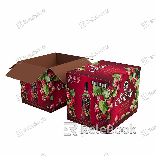 Modern Box Packaging Box model