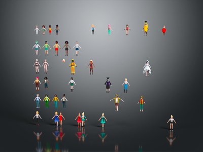 Modern Game Character Game Character 3d model