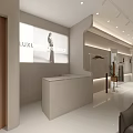 Modern Clothing Store Exterior With Glass Doors And Interior Clothing Displays