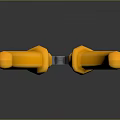 Nose pliers pipe pliers wrench tool hardware tools processing tools realistic 3d model