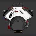 Modern Engine Racing Engine Racing Engine Car Engine 3d model