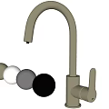 Modern Stainless Steel Kitchen Faucet with Multiple Color Options and Sleek Design