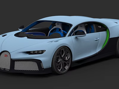 2022 Bugatti Chiron Profilee Coupe 3d model