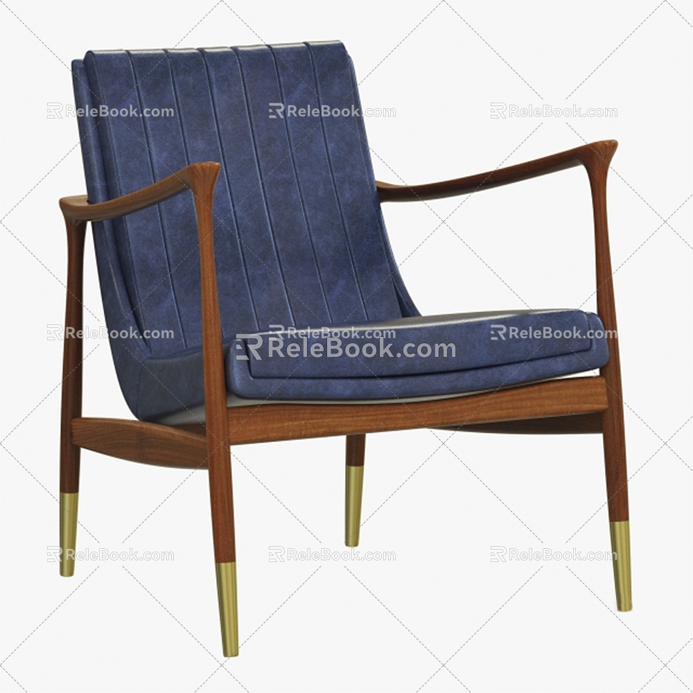 Italian single chair 3d model