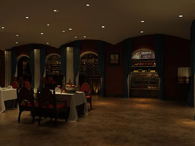 Fresh Fruit Store Interior With Assorted Fresh Fruits And Display Counters 3d model