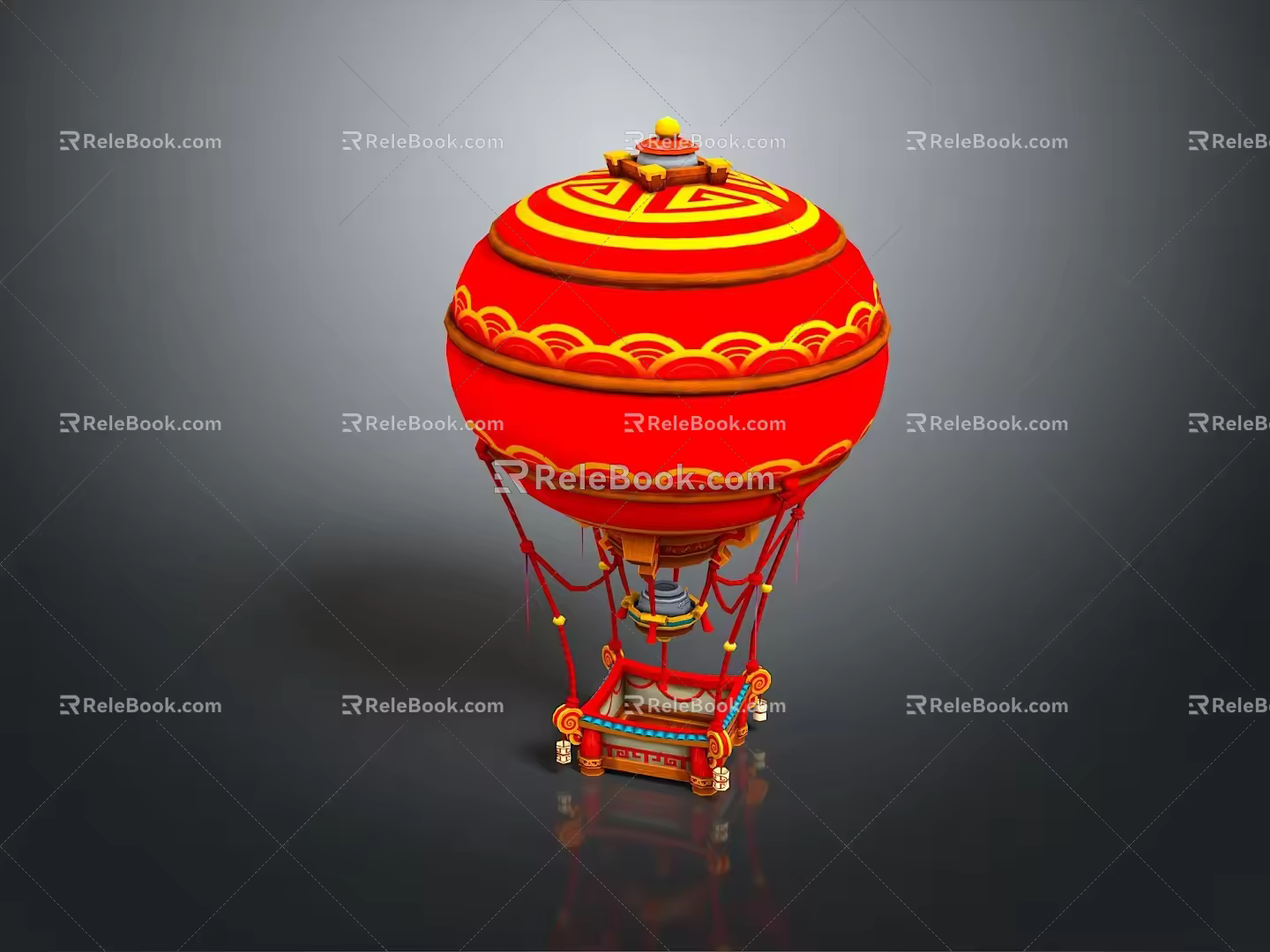 Balloon Hydrogen Balloon Game Item Game Props Game Equipment Game Equipment Realistic 3d model