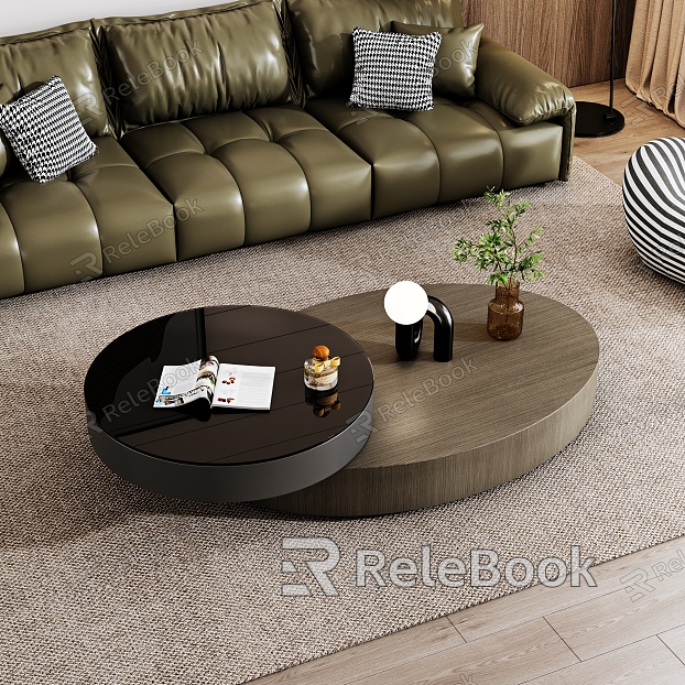 Italian Light Luxury Coffee Table model