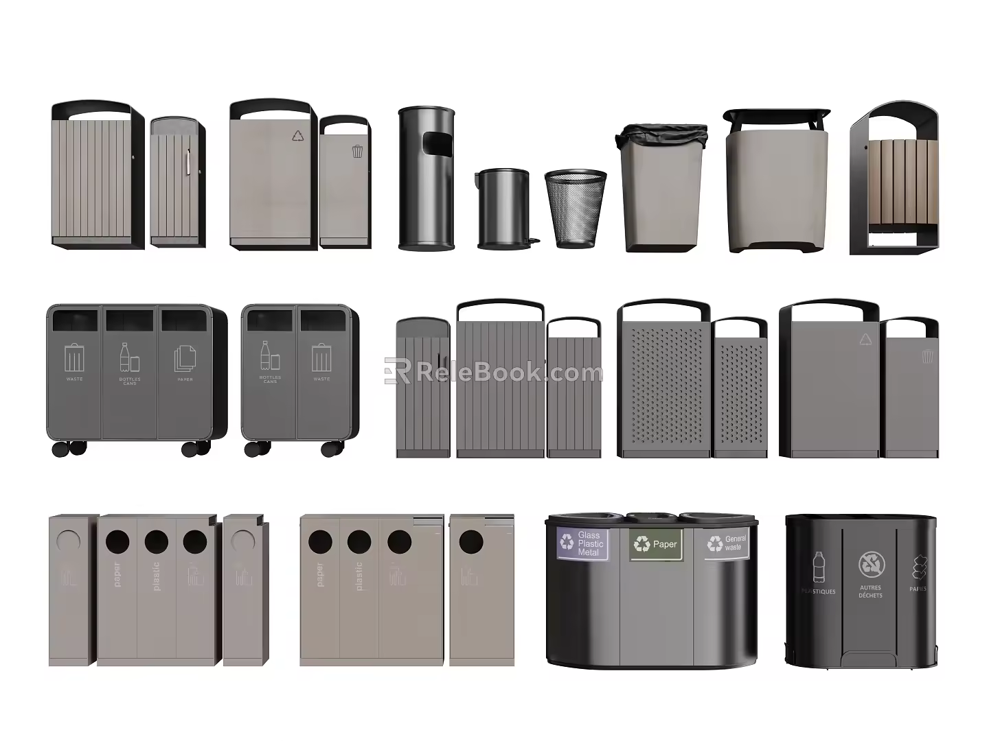 trash can 3d model