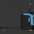 Blue Electric Pallet Truck With Control Handle For Industrial Cargo Handling STILL