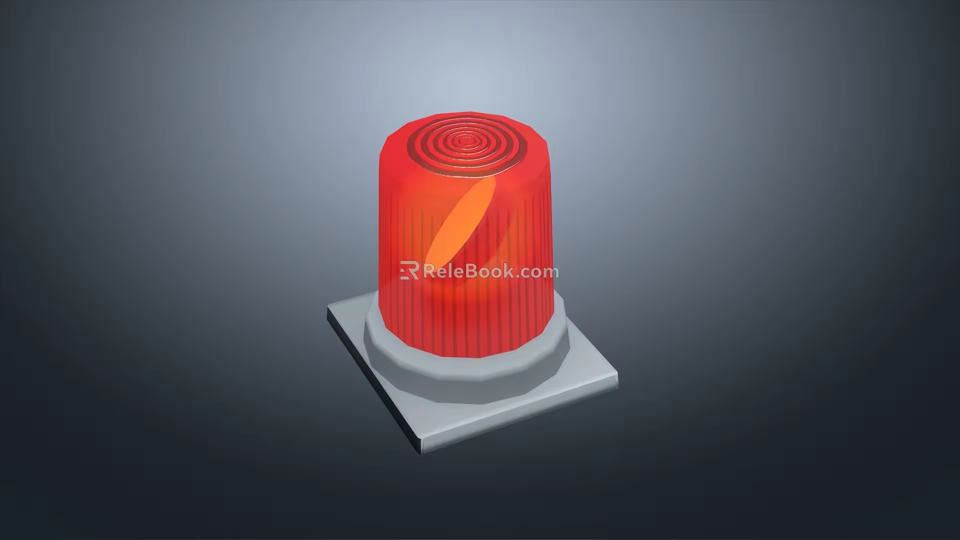 Modern warning light warning light 3d model