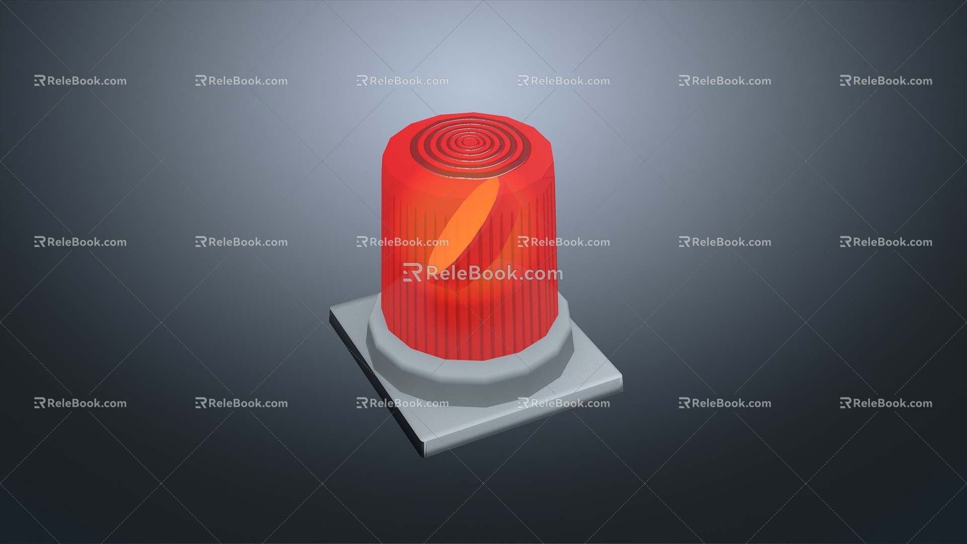 Modern warning light warning light 3d model