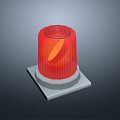 Modern warning light warning light 3d model