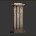 Columns Stone Columns Stone Columns Old Columns Roman Columns Roman Columns Classical Columns Greek Columns 3d model
