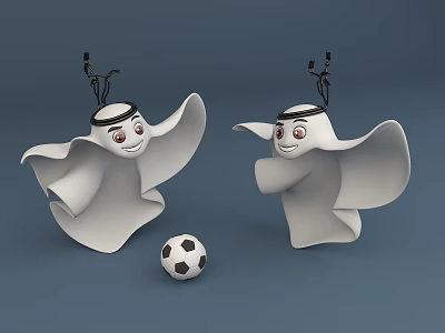 Toy Soccer World Cup Mascot 3d model
