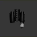 Booster sci-fi switch booster planer flame booster aircraft engine switch 3d model