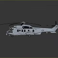 Modern White Helicopter With Main Rotor Tail Rotor Cockpit Windows And Fuselage