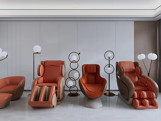 Modern massage chair 3d model