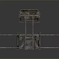 Heavy Duty Industrial Equipment with Metal Frame Mobile Wheels and Lifting Platform