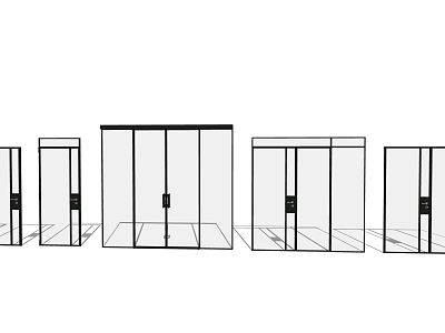 Modern double door combination model