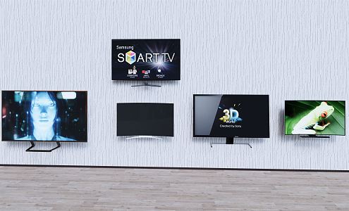 Modern Television 3d model