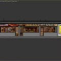 Cozy Rustic Japanese Sushi Restaurant Storefront Design With Warm Traditional Style Interior And Comfortable Atmosphere