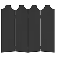 Screen partition 3d model