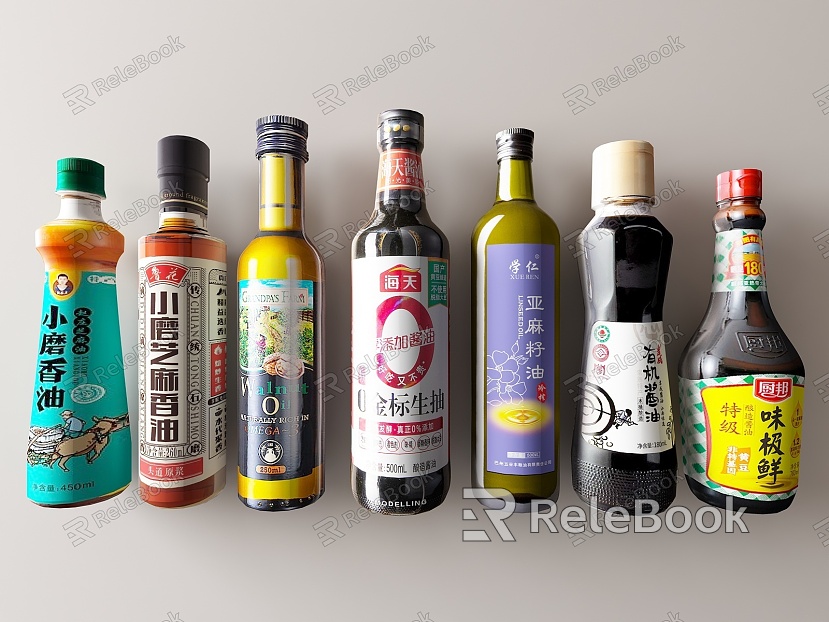 Seasoning combination seasoning bottle old soy sauce oyster sauce mature vinegar sesame oil seasoning kitchen supplies soy sauce sesame oil model