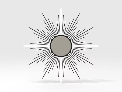 Modern Wall Decoration 3d model