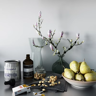 Modern decorations 3d model Modern decorations 3d model