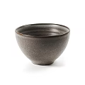 Minimalist Gray Ceramic Decorative Ornament Set With Bowl Shaped Design For Home Decoration