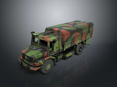 Military Camouflage Tank With Armored Hull Heavy Duty Tracks And Combat Design 3d model