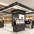 Modern Counter Design Counter Shelf Counter Scene Shopping Mall Counter Cosmetic Shop Beauty Shop Multi-point Cosmetic Island Cabinet Beauty Cabinet 3d model