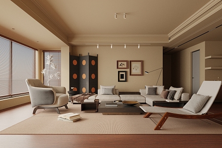 The Silent Living Room 3d model