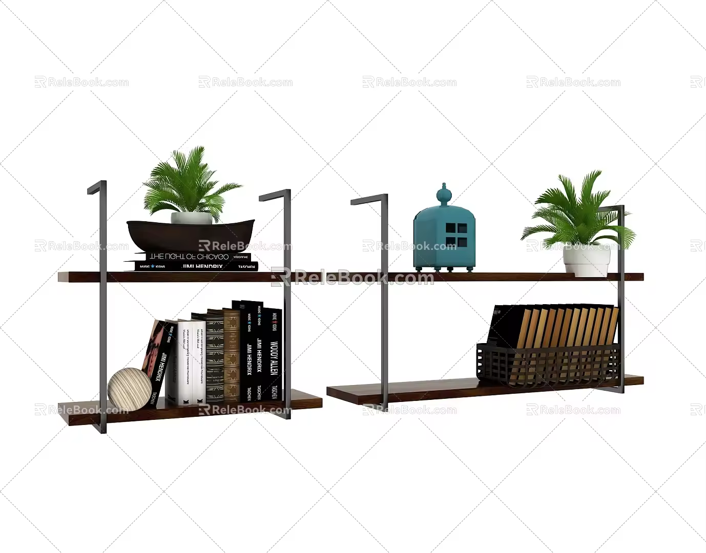 Bookshelf 3d model