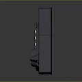 Modern Secure Dark Colored Door Handle With Electronic Keypad Lock System