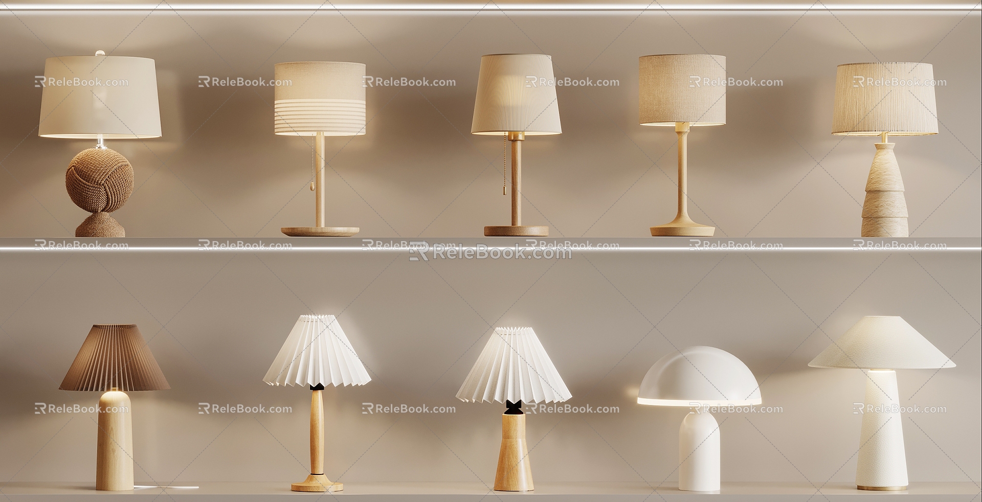 Table lamp 3d model