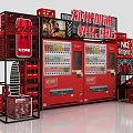Red Coca Cola Building Model for Zhengzhou New Landmark Happy Restart