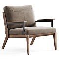 Modern Areti Sofa Chair 3d model