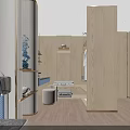Modern Luxury Hotel Guest Room With Comfortable King Bed And Cozy Leisure Sitting Area